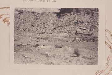 Uranium workings at about Mile 52 left bank; Labyrinth