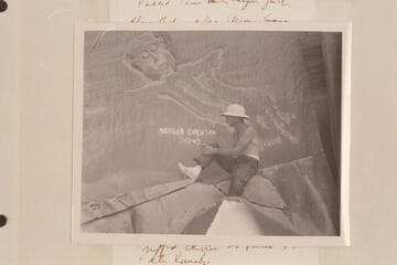 Inscription at Mile 75 in Labyrinth Canyon