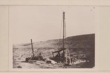 Oil drilling near Goodridge, Utah, after discovery well of 1908, Mar
