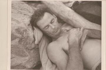 Norm Nevills snoozing in Cataract Canyon