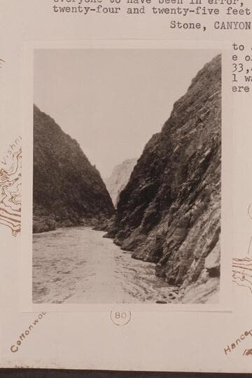 Down from the head of Sockdolager Rapid.  Mile 78.5