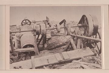 Placer operations on the San Juan River at Spencer camp