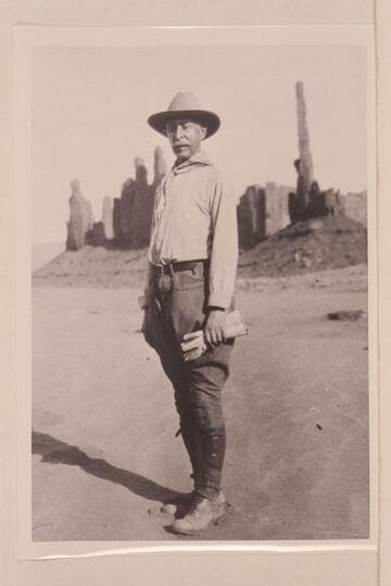 Charles Bernheimer was from New York and visited the Navajo Country in the 20s.His parties claim credit for discovery of the trail to Rainbow Bridge on south side of Navajo Mountain.He wrote "Rainbow Bridge."He did not venture on the river