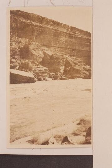 Flow measurement at high water below the Grand Falls of the Little Colorado