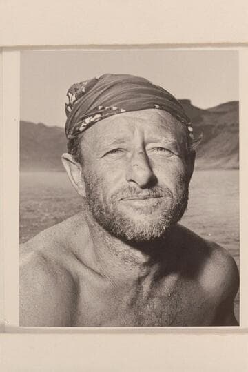Thomas E. Corrigan.  Lucerne Valley, California.  At end of Grand Canyon traverse with Georgie White's party.  Temple Bar, Lake Mead