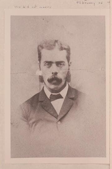 Fred Goodman.  "Uncle Fred Goodman."  Brother of Frank V. Goodman.  He did not marry.  "Fred died in San Francisco of TB or something." (Mrs. E. G. Evans, San Bernardino, 1959, Feb. 25)