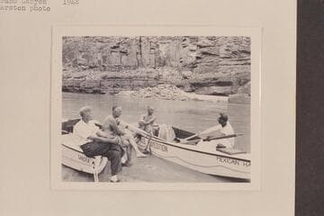 Wayne Hiser; Moulty Fulmer; Frank Masland; Norm Nevills,  Grand Canyon