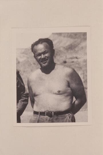 Russell G. Frazier.  Lees Ferry at end of Glen Canyon traverse