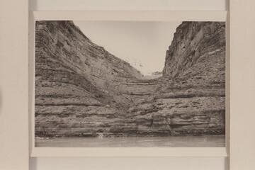 Taken when Lake Powell had backed into Cataract Canyon enough to submerge the fan.  Various pictures tend to confirm this No. 13 is Cove Canyon