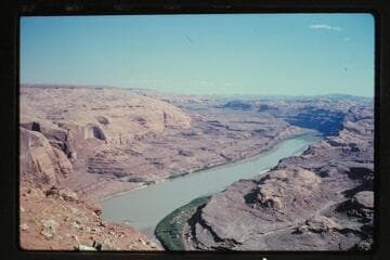 Up river from top of Tapestry Wall