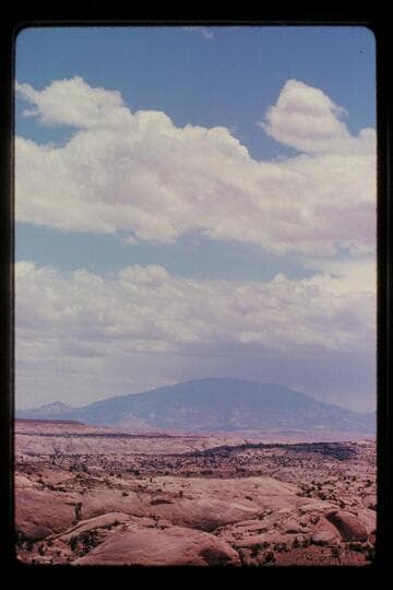 Navajo Mountain from Waterpocket