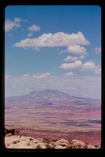 Henry Mountains from Waterpocket Fold