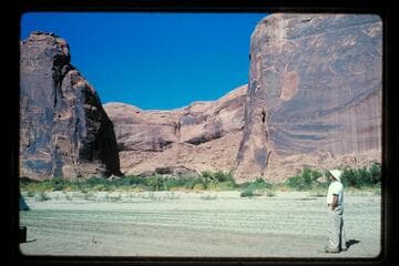 Aleson in front of The Chapel