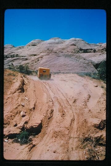 Jeep road toward south end of Waterpocket Fold
