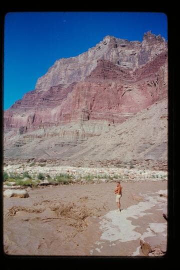 Buzz Belknap at mouth of Little Colorado