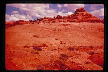 Topping to mesa north of Anasazi Canyon