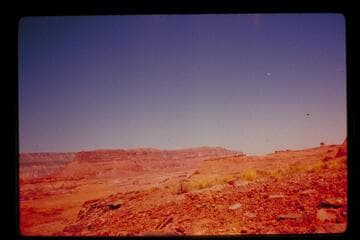 Fifty Mile Mountain and Sixty Mile Point from Little Gray Mesa, east side of joint north of Anasazi Canyon