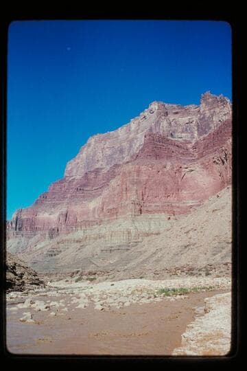 Across Little Colorado to island at mouth