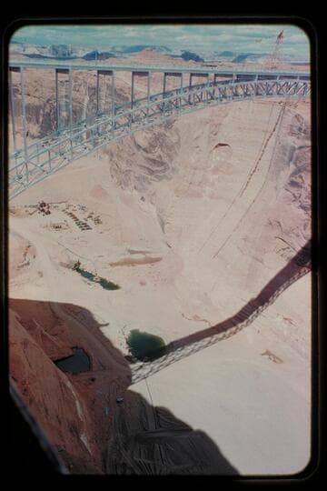 Dam site, Glen Canyon