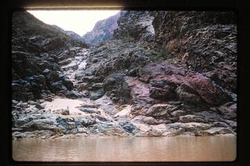 Side canyon, left bank