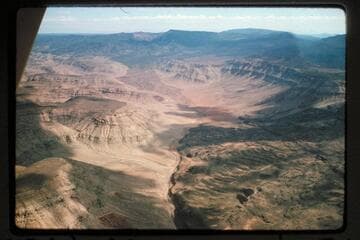 Up Queentoweap Valley, Mt. Logan, Mt. Trumball
