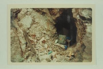 Cots and camp.  Bass adit in Copper Canyon