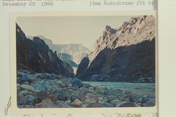 Downriver from the mouth of Salt Creek.  Cape Butte on the skyline