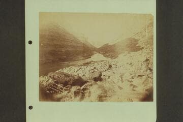 Camp 34.  Down.  Brown-Stanton survey.  July 10 or 11, 1889.  Mile 12.8