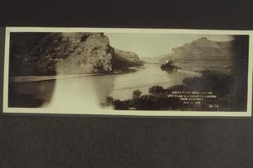 Green River Investigation:  Upstream in Desolation Canyon, from Gold Hole