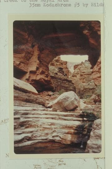 Up Royal Arch Creek to the Royal Arch