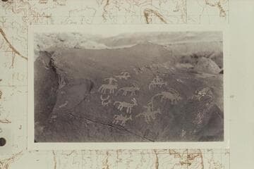 Glyphs near Copper Canyon