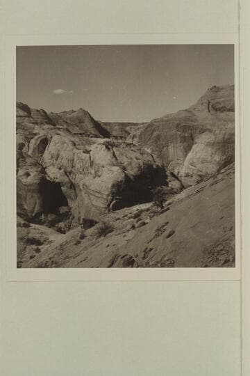 Down southwest fork of 73.6 from saddle between it and middle fork