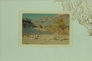 Upriver from edge of left bank at Granite Park