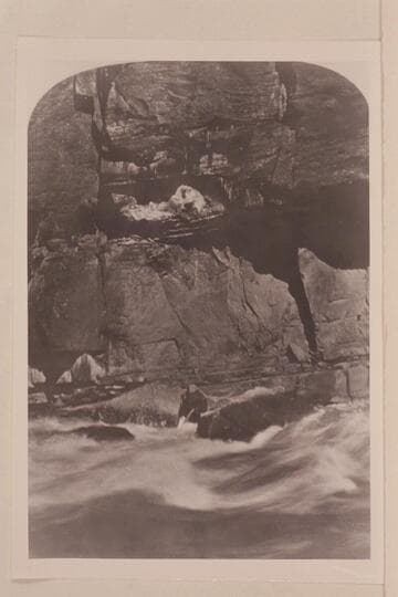 "Views on the Green River," Canon of Lodore Series.  Triplet Falls