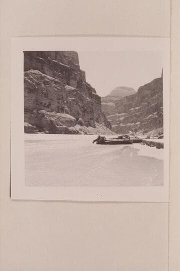 Downriver from mouth of Kanab Creek.  Bright Angel preliminary gauge:  107,000 cfs
