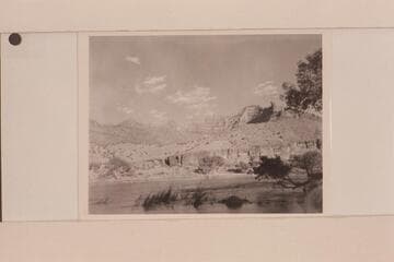 Across Gray Canyon from right bank at mouth of Three Fords Canyon; Mile 35 1/1