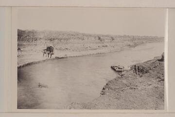 Cable crossing over Alamo River near Brawley before the days of bridges