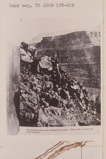 Close to the rim above Vulcan Rapid right bank