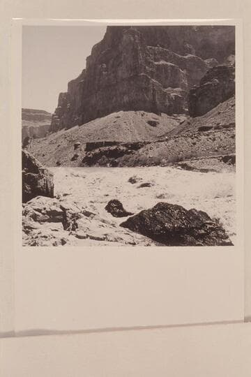 Vulcan Rapid looking upstream from right bank