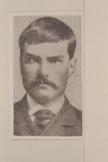 Bertie Graves.  Owner of trunk found at Music Temple.  His sister, Mrs. Cora C. Graves Ross, 289 Burton Court, Pasadena 5; Bertie was her youngest brother