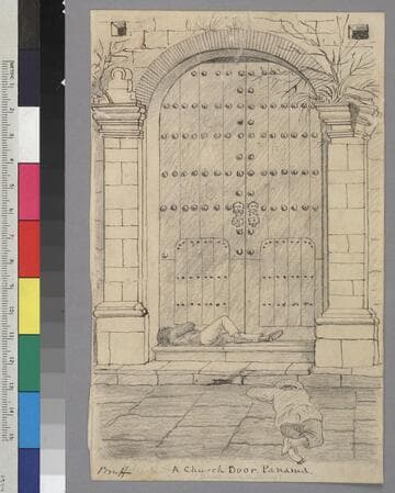 A Church Door, Panama