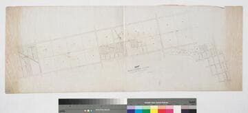 Map showing Proposed extension L.A. and P.R.R. from Bellevue Ave. to the Junction