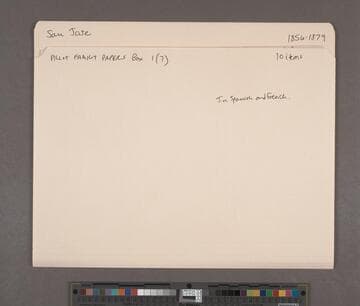 Pillot family papers, folder 07, San Jose, 1856-1879