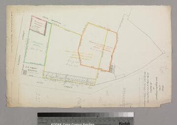 Map of the Los Angeles Vineyard of M. Keller