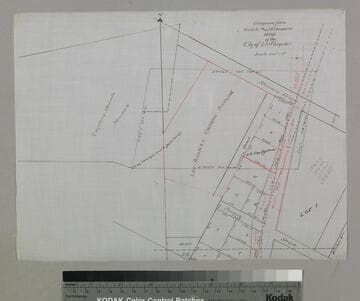 Diagram from Grove and Wilkinsons Map of the City of Los Angeles
