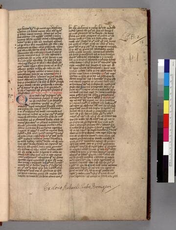 Works by Aegidius Romanus [i.e. Giles of Rome, Archbishop of Bourges] and Nicholas Trevet : [manuscript]