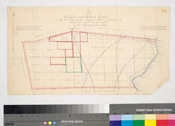 Map of the Temple & Gibson Tract ; Rancho San Pedro