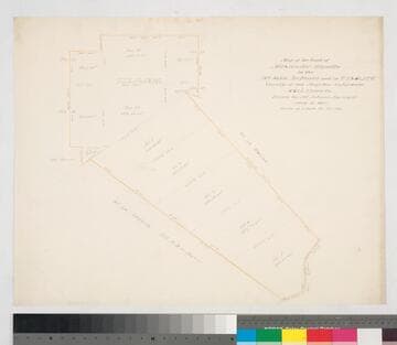 Map of the land of Alexander Repetto in the Ro. San Antonio and in [sec. 27-29, 32-34] T.1S. R.12W. [S.B.M.]