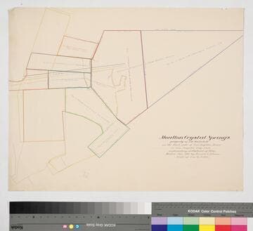 Moulton Crystal Springs property of J.W. Wolfskill on the East side of Los Angeles River