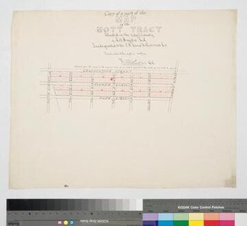 Copy of a part of the Map of the Mott Tract